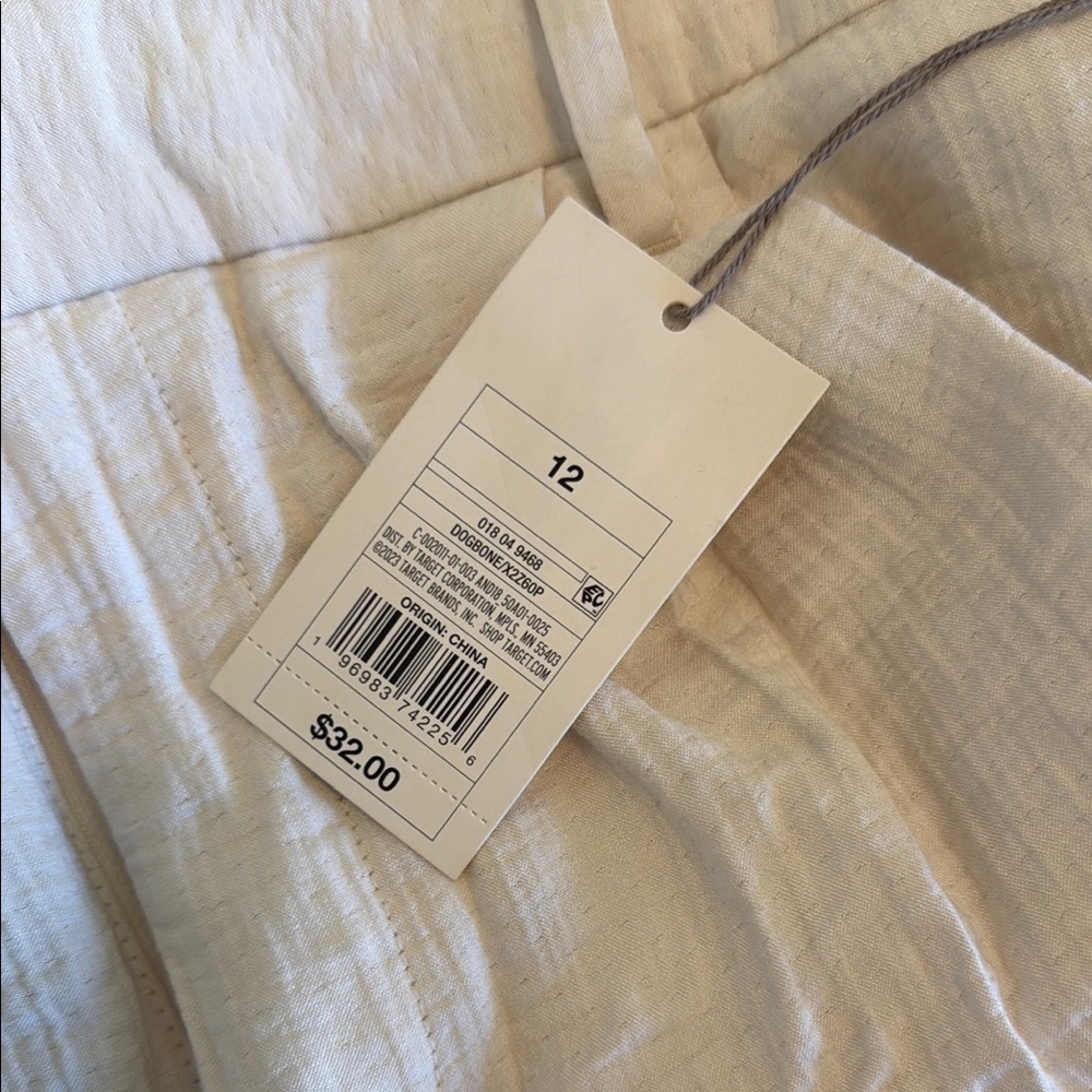 a new day Cream Wide Leg Pants